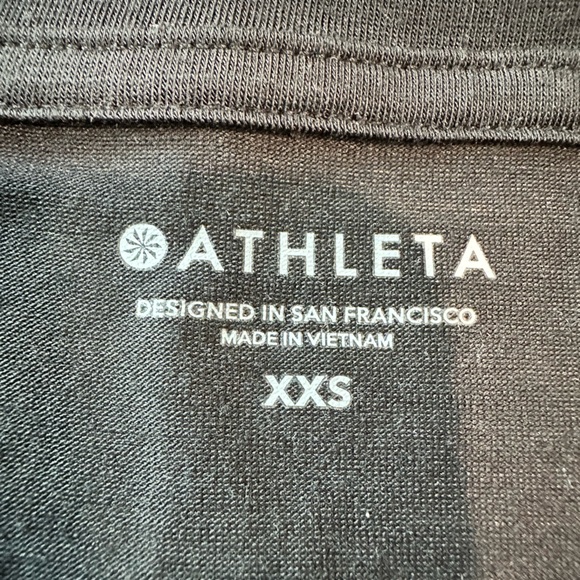 Athleta Essence Twist Front Long Sleeve T-Shirt Black Size XXS - Picture 6 of 7